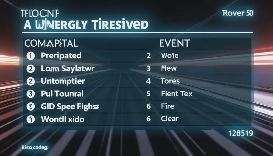 Burnout 3 event list showing finite completable progression