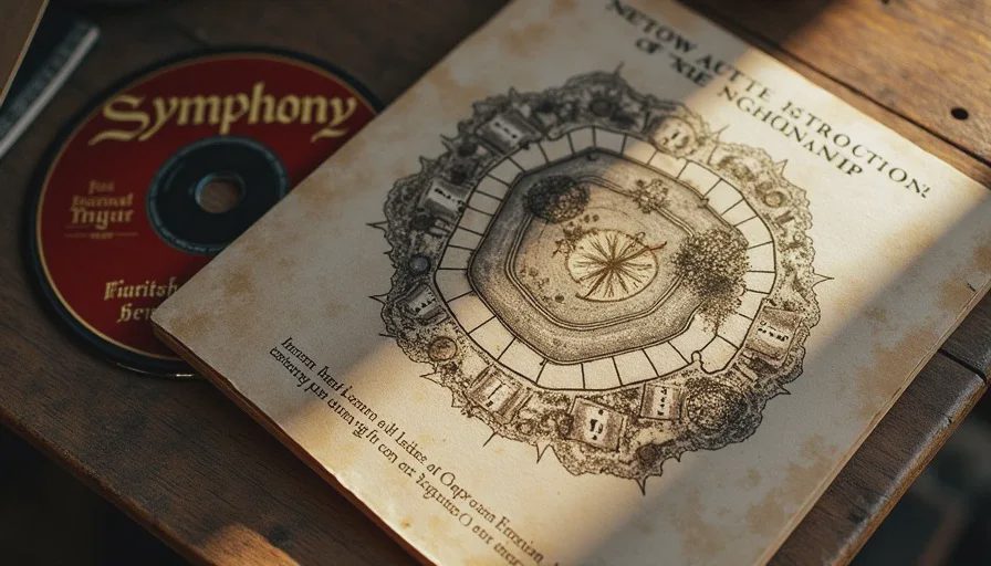 Symphony of the Night disc and manual with castle map for second play