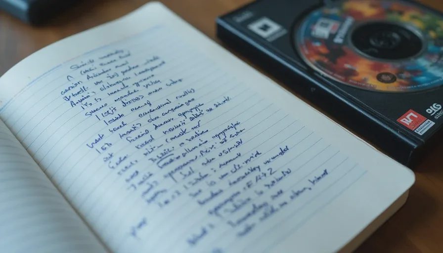 handwritten cheat code sheet from thrift Twisted Metal case